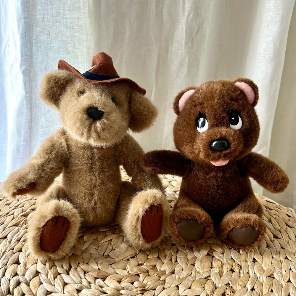 Plush Brown Teddy Bear - Soft Brown Kids Toy